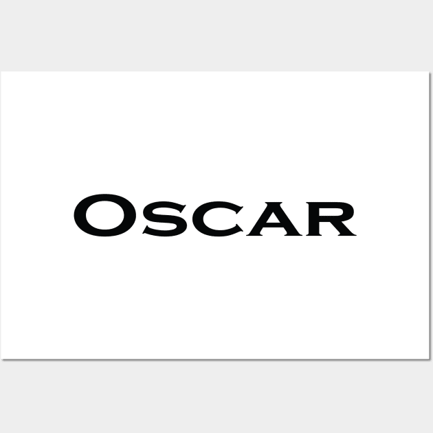 Oscar Name Wall Art by ProjectX23Red